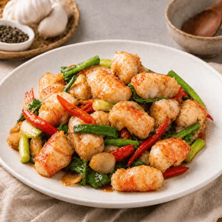 กุ้งท่อนสดแช่แข็ง Frozen Raw Broken Shrimp Mixed Pack 1KG