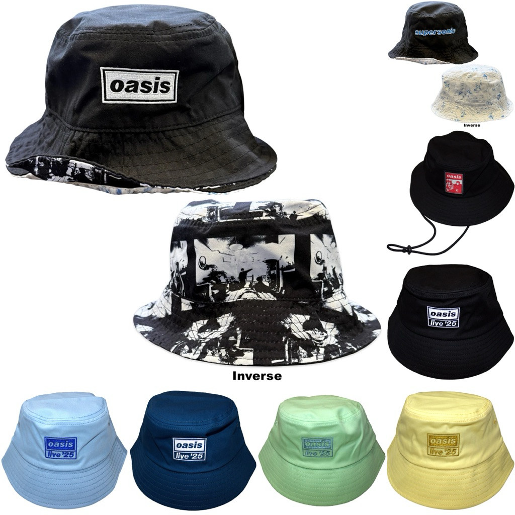 🇬🇧เปิด PREORDER หมวก Oasis Boonie Hat / Bucket Hat ลิขสิทธิ์แท้ UK 🎧🔥