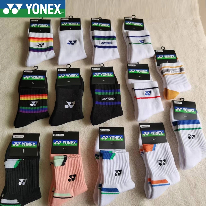 รุ่นไหม่ที่สุดผ้าดีทีกว่าเดิมหนานุ่กว่าเดิมมถุงเท้า yonexรุ่นไหม่ของ🇯🇵🇯🇵แบบเหนือตาตุ่มถุงเท้าโยเน็กซ์ส่งไวที่สุด