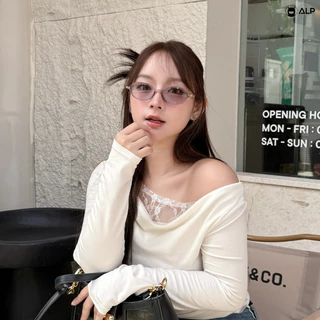ALP Momo แว่นตากรองแสงสีฟ้า ทรงรี กรองแสงหน้าจอ เลนส์เปลี่ยนสี ป้องกันUV400 ALP-SN0117