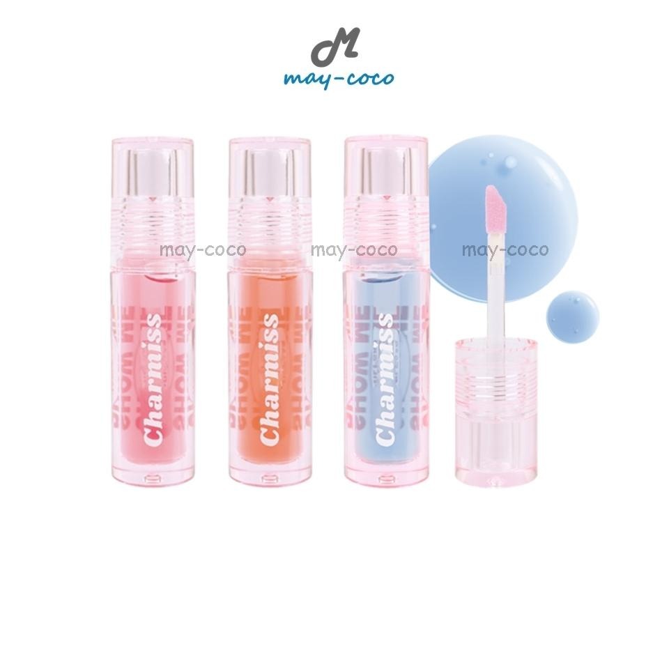 ถูก/แท้/มีไลฟ์ ลิป Charmiss Juicy Drop Lip&Cheek Oil ออยล์ เปลี่ยนสี ปากฉ่ำ แก้มฉ่ำ ปากนุ่มฟู ลิปบำรุง