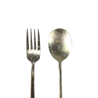 White Story - ชุดช้อนส้อมไทเทเนียม (Titanium Spoon and Fork Set)