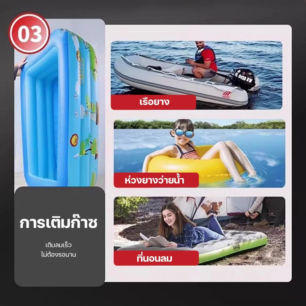 เครื่องดูดฝุ่นในรถยนต์ 9800Pa 4 in 1 ดูด/สูบ/เป่า/ชาร์จ thumbnail 9