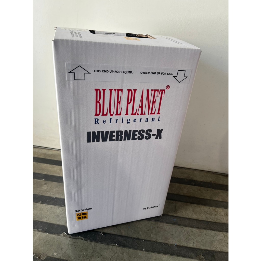 รุ่นอัพเดท ....น้ำยาแอร์ Inverness-x ใช้ได้ทั้ง R32 และ R410a แอร์บ้าน BLUE PLANET ครบและจบในถังเดียว 10kg.