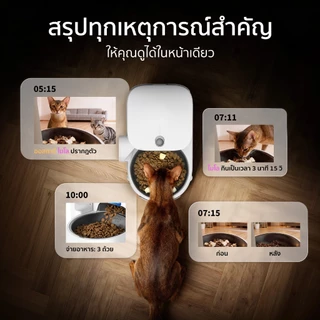 NEW PETKIT Yumshare SOLO With Camera 2 (Global Version) เครื่องให้อาหารอัตโนมัติมีกล้องตรวจจับ AIแยกตัวแมวได้