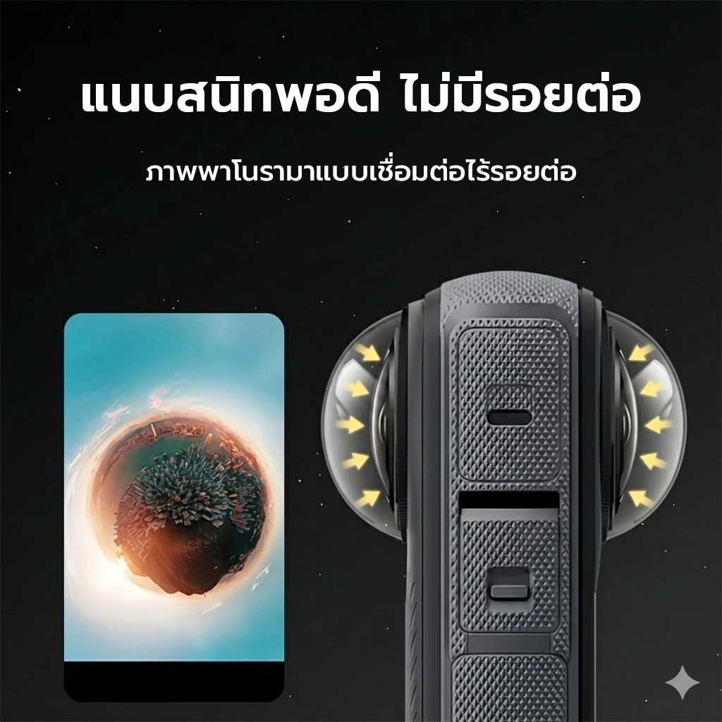 ฝาครอบเลนส์ Insta360 X5 / X4 Air /X4 / X3 Len Guard Insta360 X5 / X4 / X3 ป้องกันรอยขีดข่วน ป้องกันฝุ่ thumbnail 5
