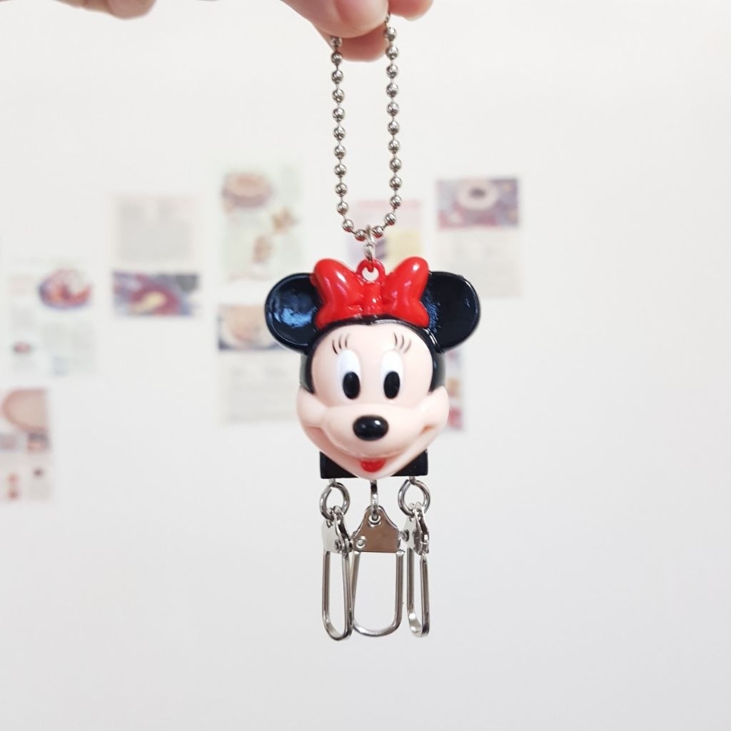 พวงกุญแจมินนี่เมาส์ พวงกุญแจMinnie Mouse จากกาชาปองญี่ปุ่น