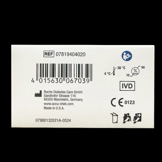 exp.17/8/2027 accu-Chek instant แผ่นตรวจน้ำตาลในเลือด accu chek instant (ประกันของแท้) 50 / 100 แผ่น #Instant