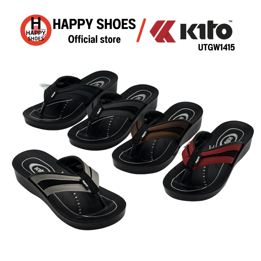 KITO กีโต้ รุ่น UTGW1415 รองเท้าแตะคีบ พื้นพียู สำหรับผู้หญิง เบอร์ 35-39 ทนทาน สบายเท้า
