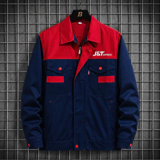 JT-02 📍เสื้อแจ็คเก็ต J&T Express ‼️สีกรม-แดง‼️