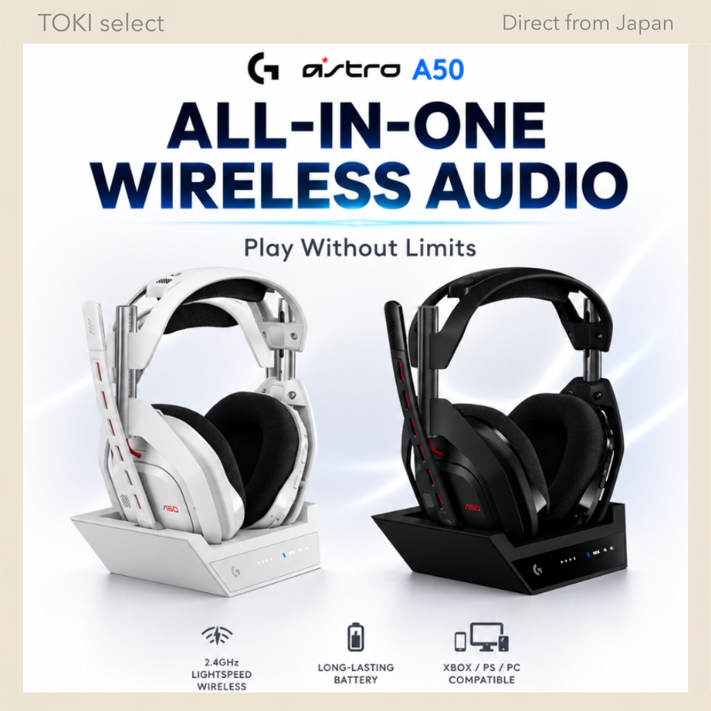 Logitech G ASTRO A50 Wireless Gaming Headset Base Station PS5 PS4 PC Bluetooth