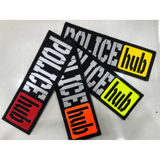 (ส่งได้เลย)แผ่นแปะหลังเสื้อ7x21cm PL Hub มีตีนตุ๊กแกพร้อมใช้งาน (กดอันนี้ไม่สามารถเปลี่ยนข้อความได้)