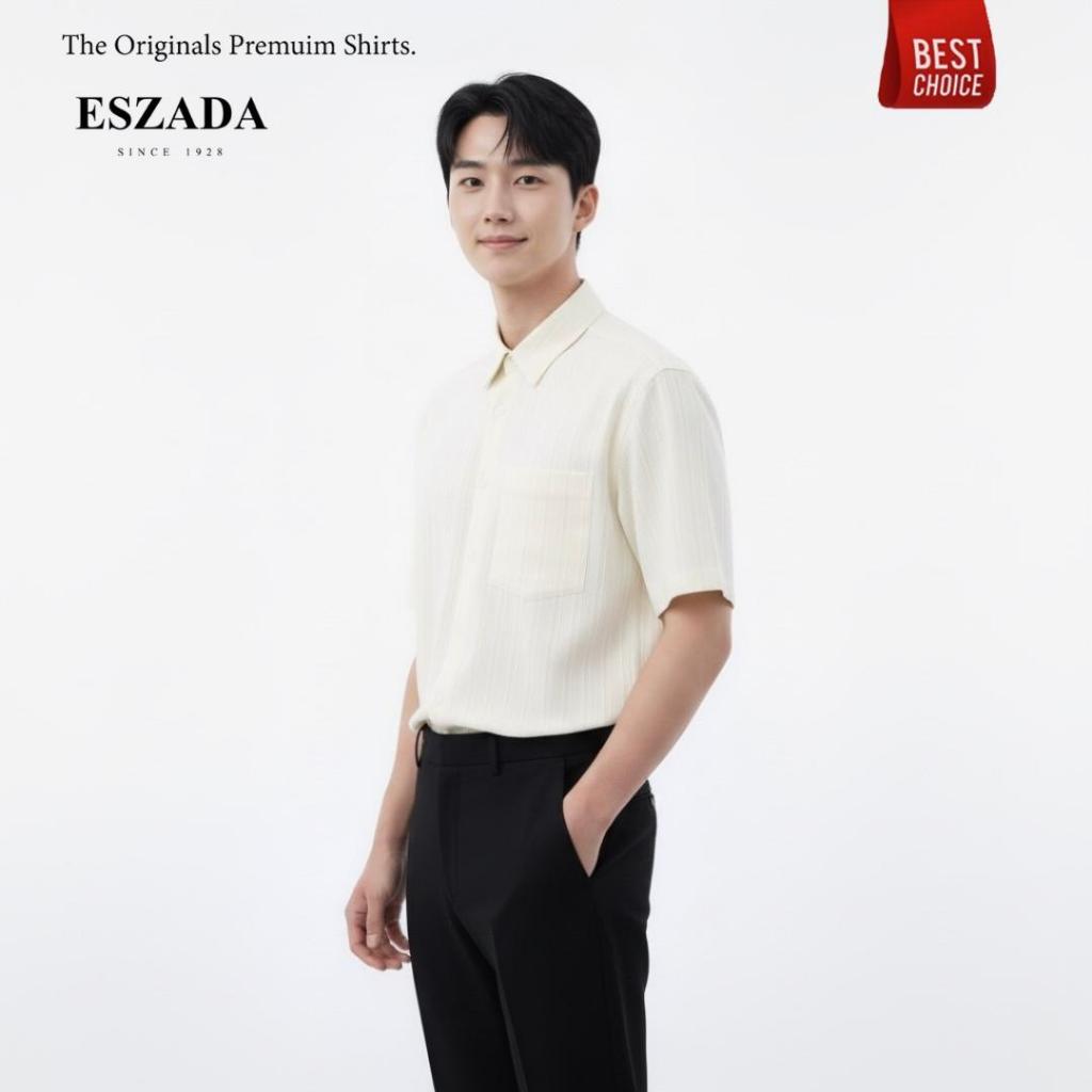 เสื้อเชิ้ตคอปกแขนสั้นผ้าดรอปบี้ The Premium Original BKK Design Limited Edition A+ (SS9)