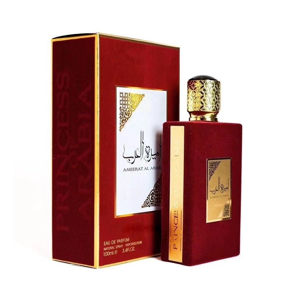 น้ำหอม Asdaaf Ameerat Al Arab EDP 100ml ผู้หญิง กลิ่นกุหลาบ หอมหวาน สไตล์อาหรับ กล่องซีล หอมติดทน