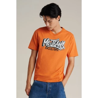 Mc JEANS (แม็คยีนส์) เสื้อยืดผู้ชาย เสื้อยืดแขนสั้น ทรงเรกูลาร์ Regular Fit T-Shirt มีให้เลือก 2 สี MTSZD62