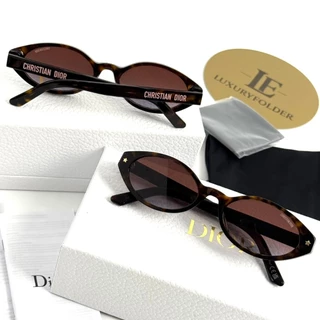 แว่นกันแดด Dior Pacific Oval / Rectangular Sunglasses ของแท้ 100%
