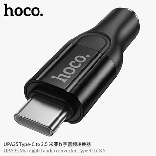 อะแดปเตอร์แปลงสัญญาณเสียง พอร์ต Type-C เป็น AUX 3.5mm. ระบบเสียง HiFi คมชัด ขนาดเล็ก พกง่าย HOCO UPA35