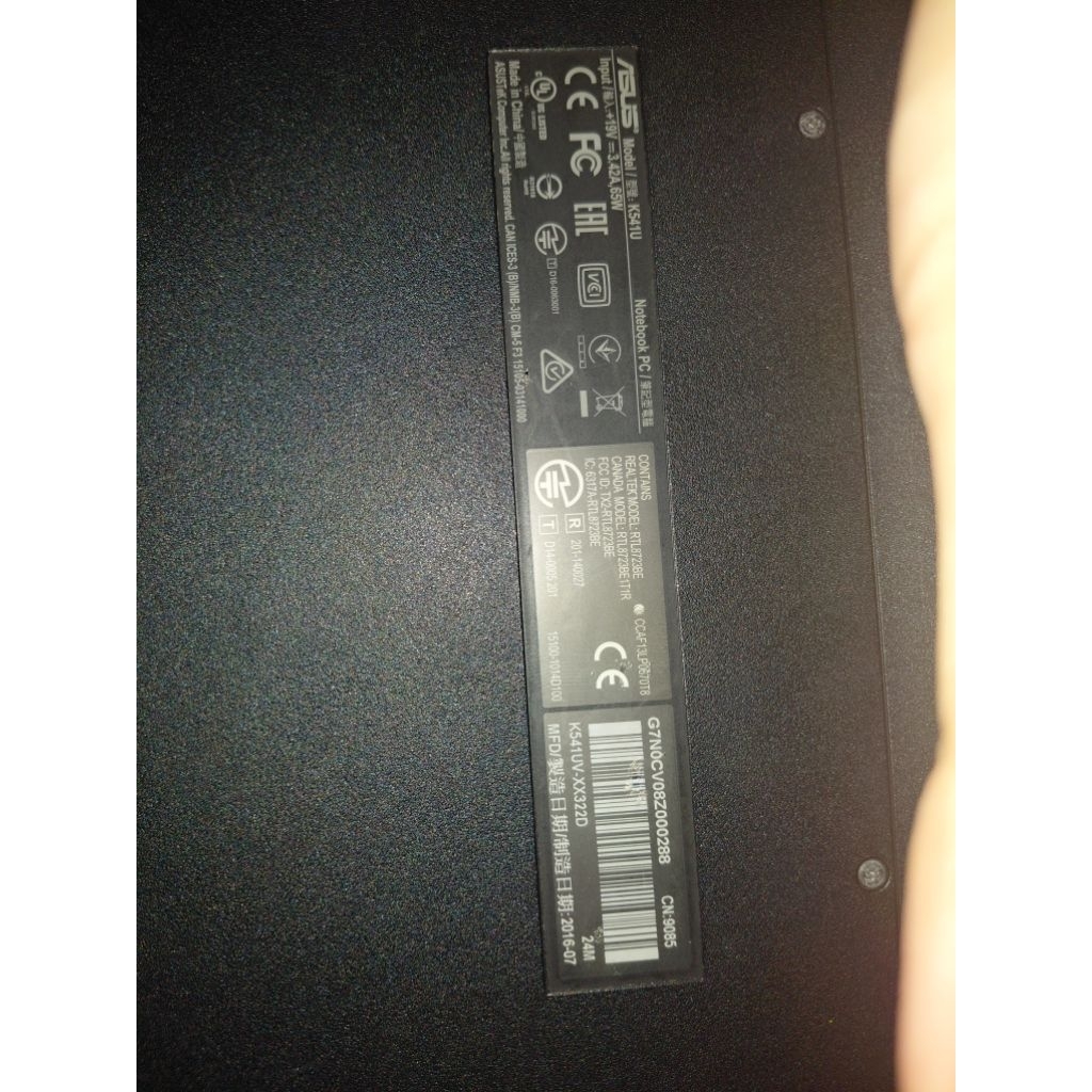 โน๊ตบุ๊ค ASUS มือสอง