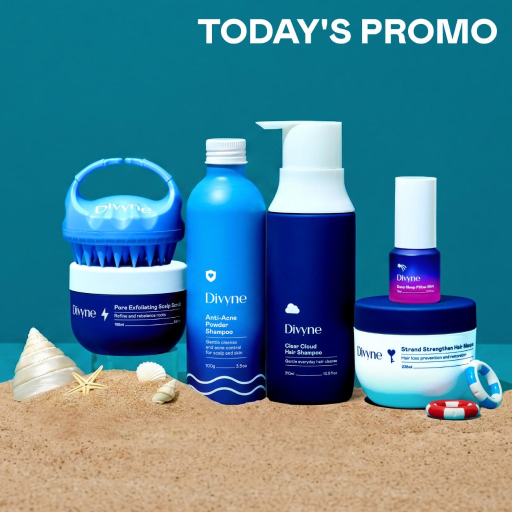 DIVYNE Haircare Promotion Set | เซตผม Limited Edition รวมแฮร์แคร์ ผมร่วง ล็อกอายุเส้นผมให้ดกหนาครบวง