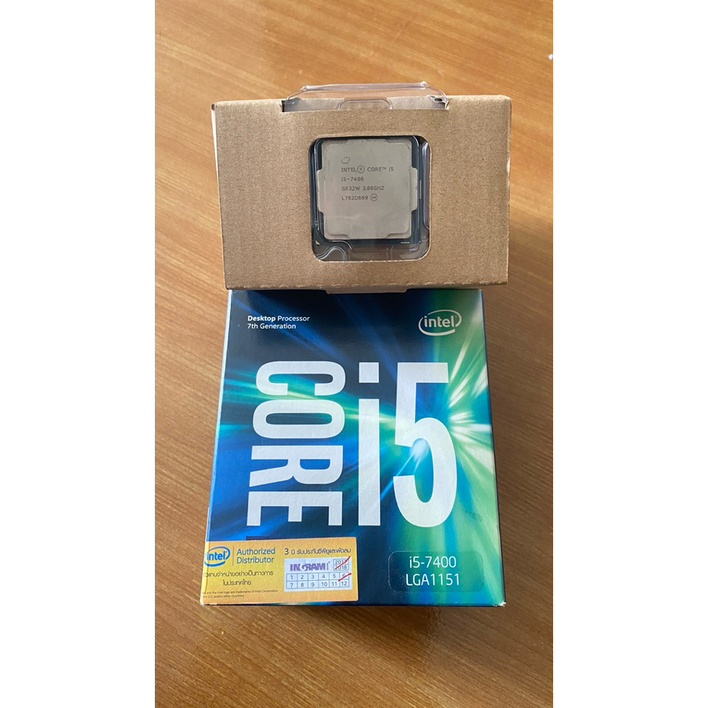 CPU Intel Core i5-7400 3.00GHz LGA1151 Gen7 พร้อมกล่อง มือสอง สภาพดี