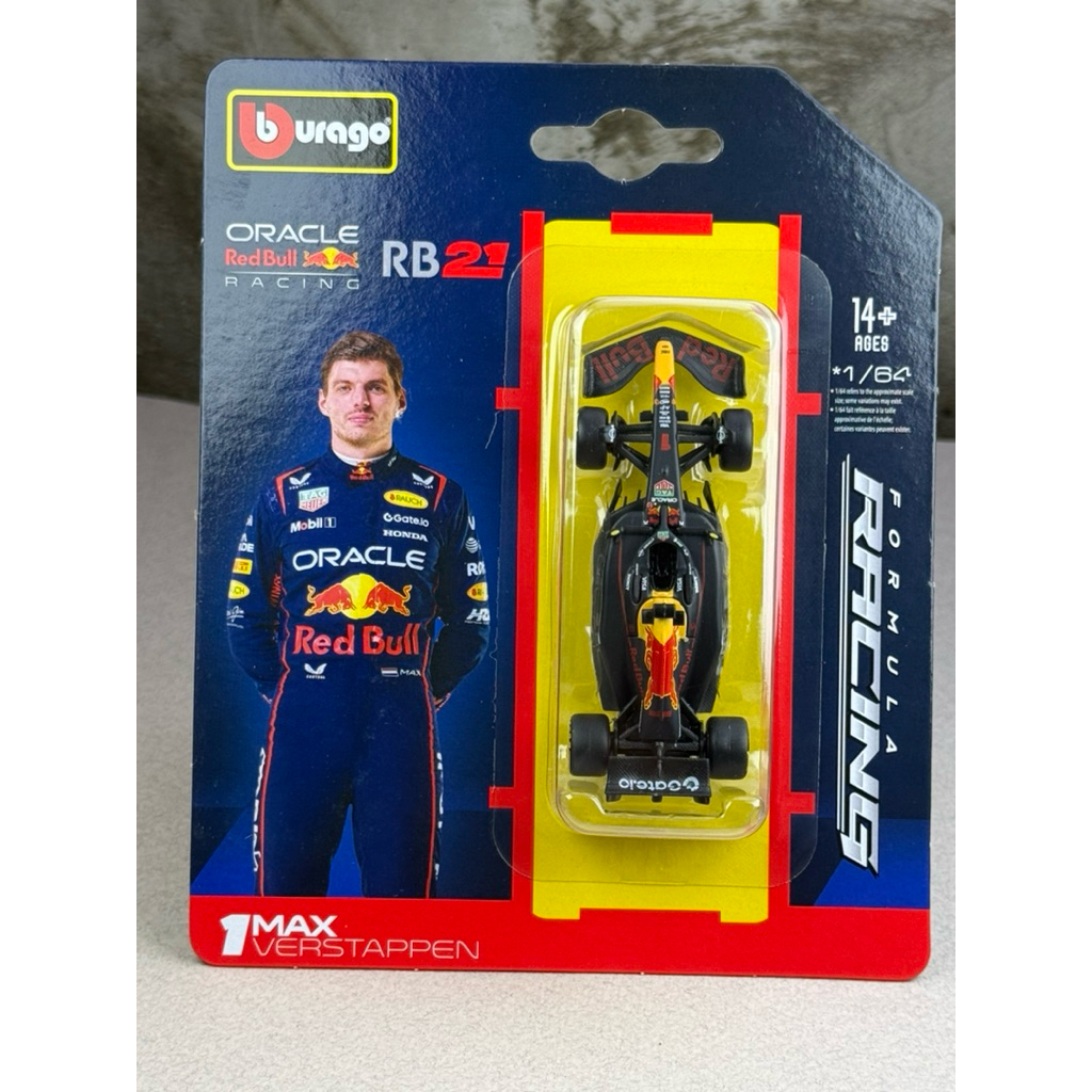 ▫️F1 Series Oracle RedBull Racing RB21 Scale 1:64 ยี่ห้อ Burago