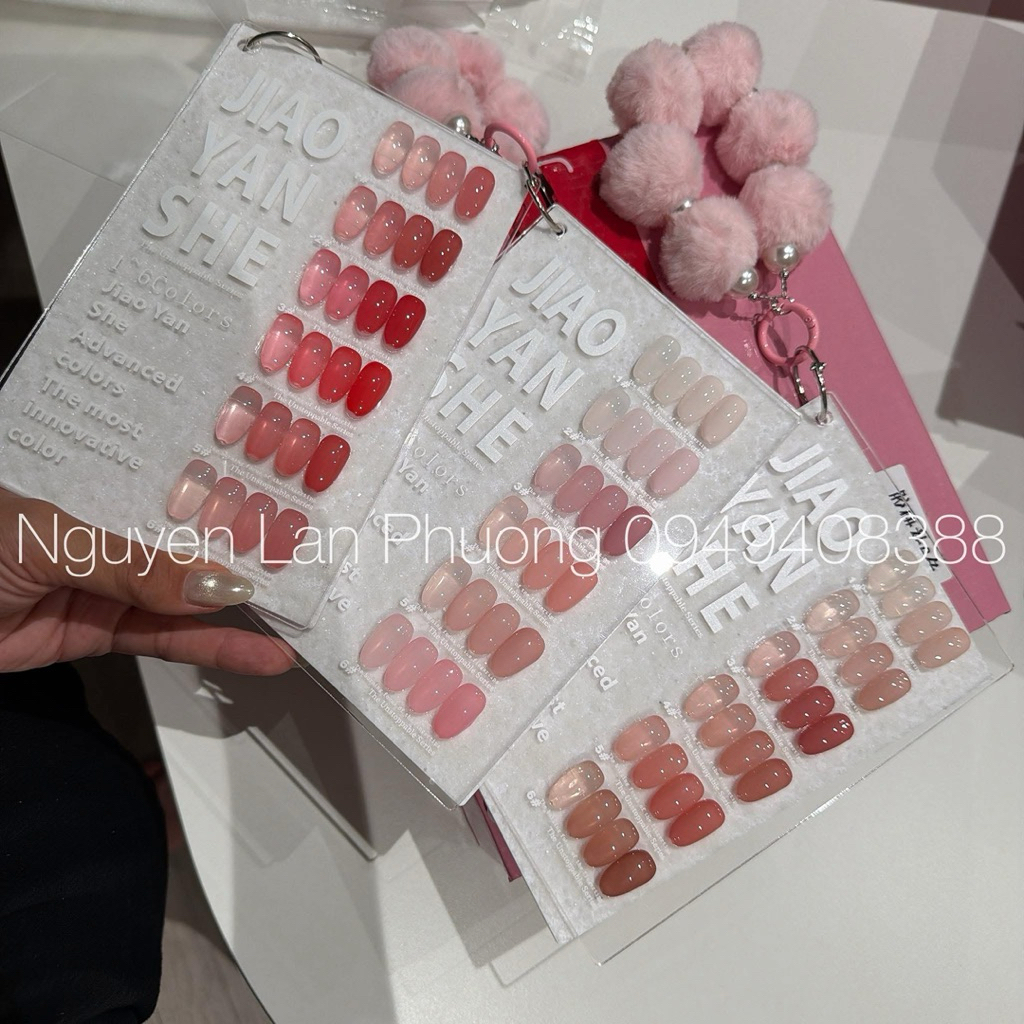 jys สีไชรัป6สีฟรีชาร์จค่ะ มีสามโทนให้เลือกค่ะ