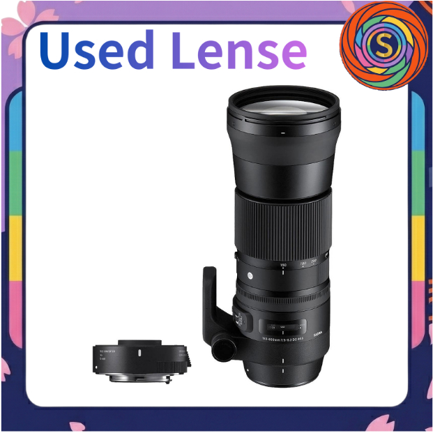 【Secondhand】Sigma 150-600mm F5-6.3 DG OS HSM Contemporary + Teleconverter TC-1401 1.4x Kit Canon EF 