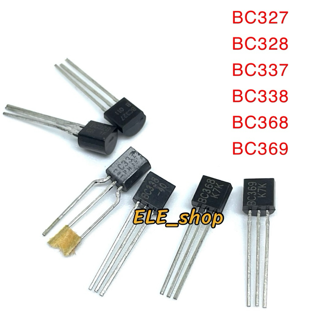 ราคาแพ็ค10ตัว ทรานซิสเตอร์ TO92 BC327 BC328 BC337 BC338 BC368 BC369 transistor พร้อมส่ง