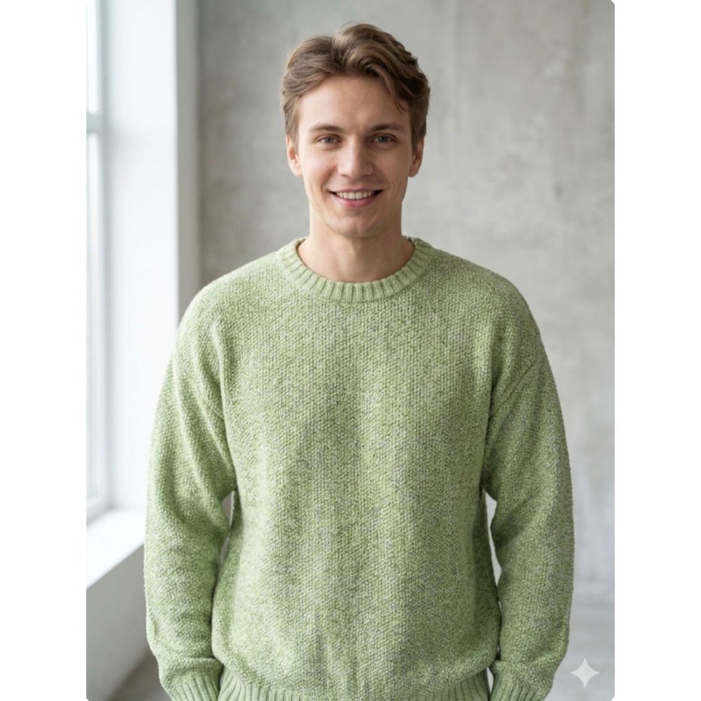 MISSONI SPORT Green Cotton Sweater Size XL