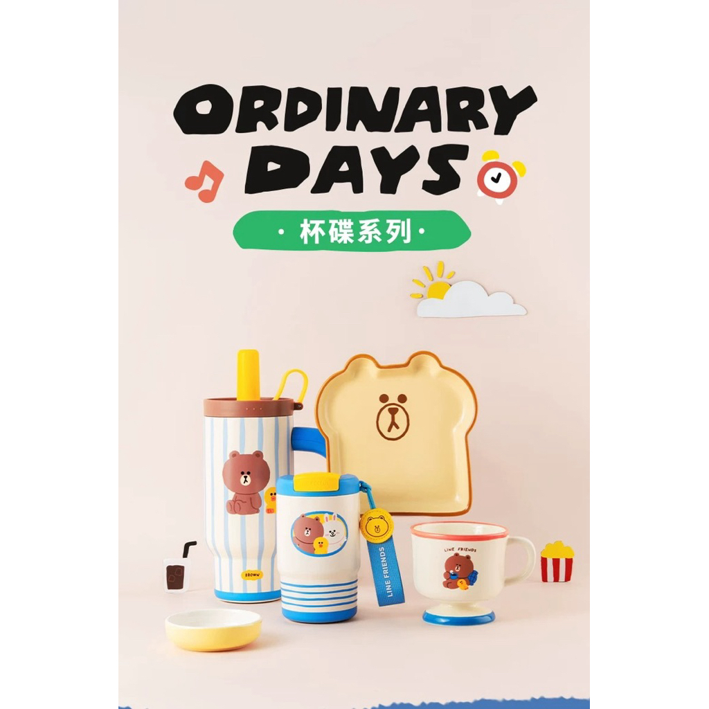 แก้ว/จานเซรามิก  LINE FRIENDS สุดน่ารัก ✨💞