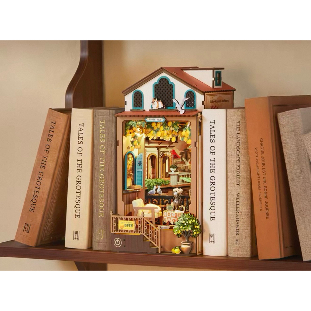 โมเดล DIY ประกอบเอง Rolife DIY BOOKNOOK & WONDERLAND Sunset Isle TGB18 English version [พร้อมส่ง]