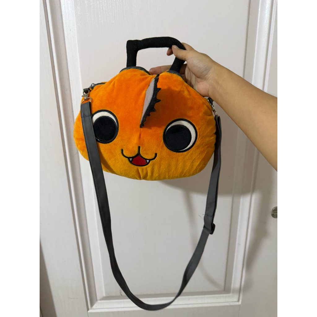 กระเป๋าตุ๊กตาโปจิตะ มนุษย์เลื่อยยนต์  SEGA Chainsaw Man Pochita Super Large Plush ลิขสิทธิ์แท้มือสอง