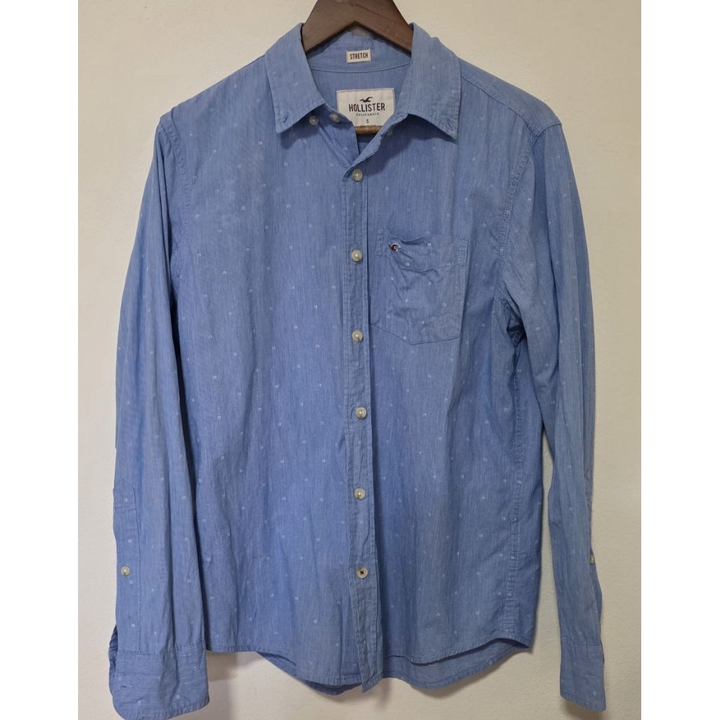 เสื้อเชิ้ตแขนยาว HOLLISTER (มือสอง สภาพดี)