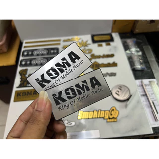 ป้ายโลโก้ KOMA DIY ติดตู้ลำโพง 🔊