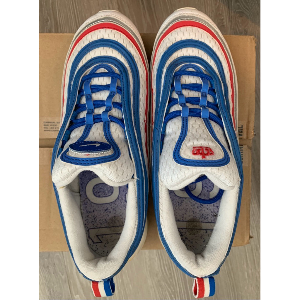 รองเท้าผู้ชายมือสอง แบรนด์ดัง รุ่น AirMax97 All Star Jersey Men’s Shoes Size 7US/ 40EU/ 25CM