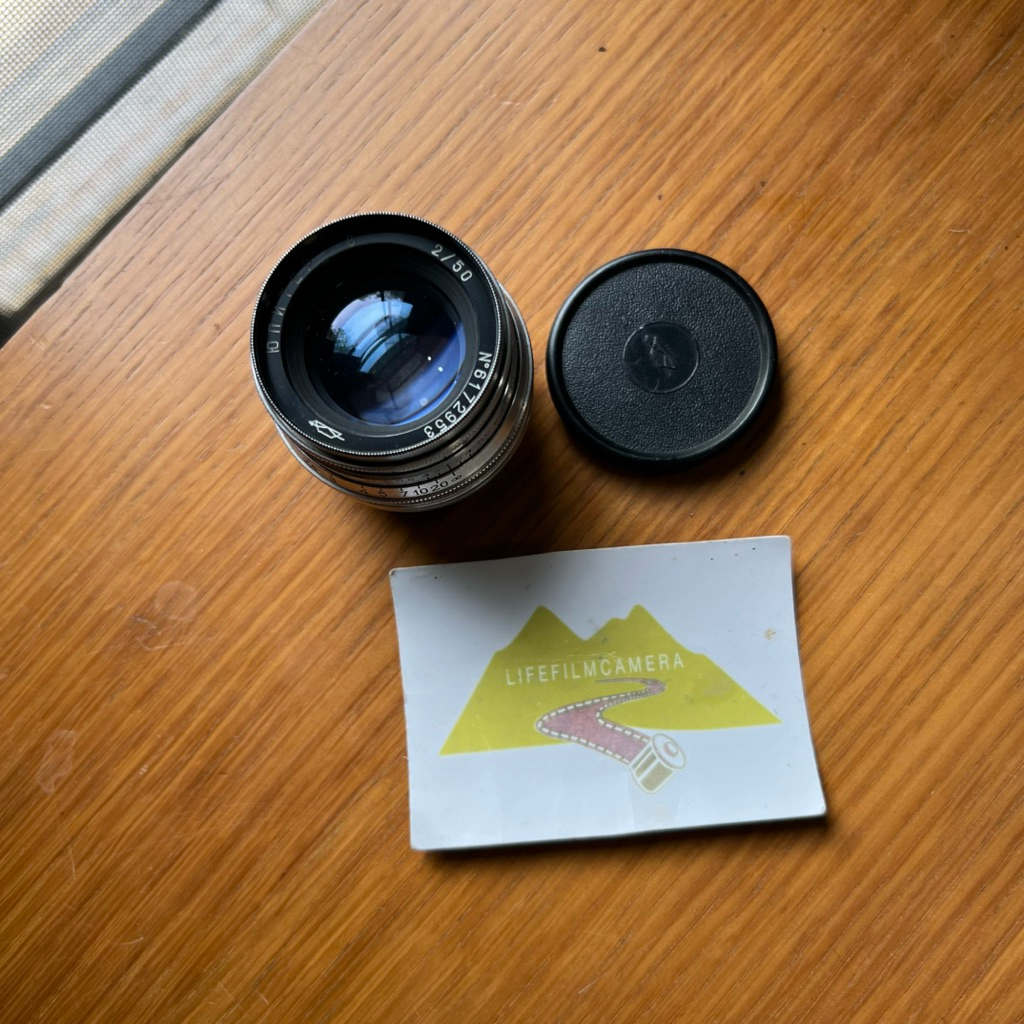 เลนส์มือหมุน Jupiter-8 : 50mm f2 chrome ltm,m39