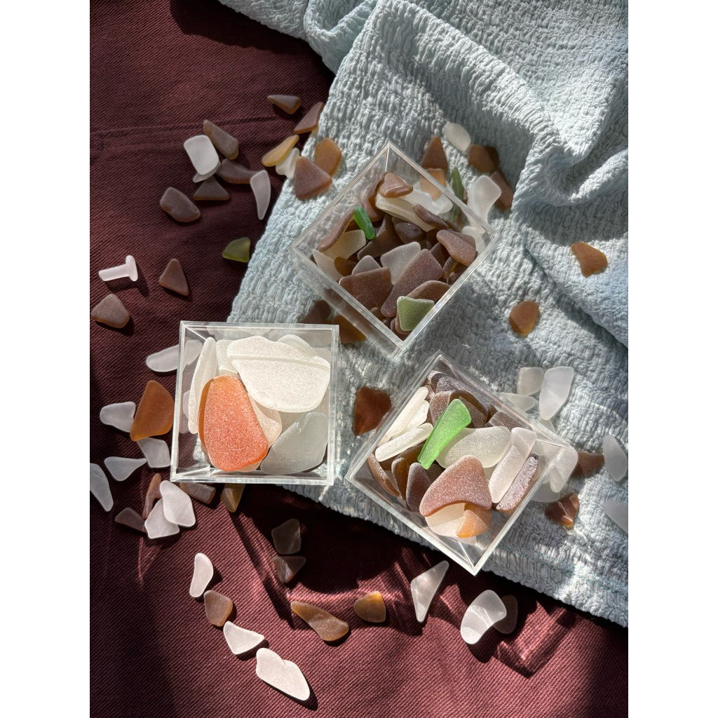 sea glass ยกโหลแบบสุ่ม ได้ทั้งโหลคุ้มมาก