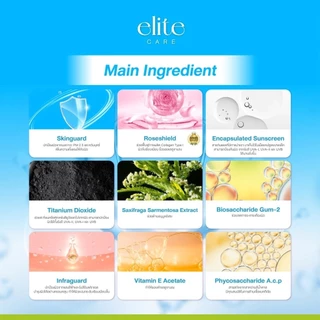 ถูก/แท้/มีไลฟ์ กันแดด Elite Care Encap-UV/Reflected Snow Sunscreen SPF50 PA++++ อีลีท แคร์ เซรั่มกันแดด ครีมกันแดด