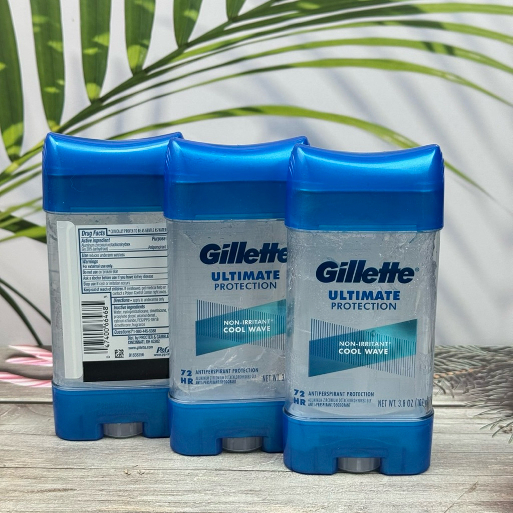 Gillette Ultimate Protection Non-Irritant Cool Wave (Antiperspirant Deodorant Gel) 107g.