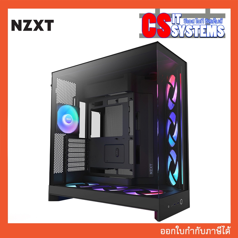 CASE NZXT H9 FLOW RGB PLUS 2025 BLACK (CM-H92FB-P1)