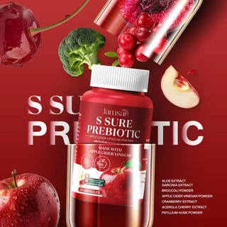 🍏โปร 1 แถม 1 🍎แจ่มใส เอส ชัวร์ พรีไบโอติค แอปเปิ้ล ไซเดอร์ เอสแอปเปิ้ล Jamsaissureprebioticapplecider
