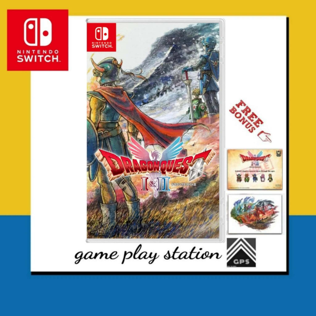 nintendo switch dragon quest 1 & 2 hd 2d remake ( english asia )
