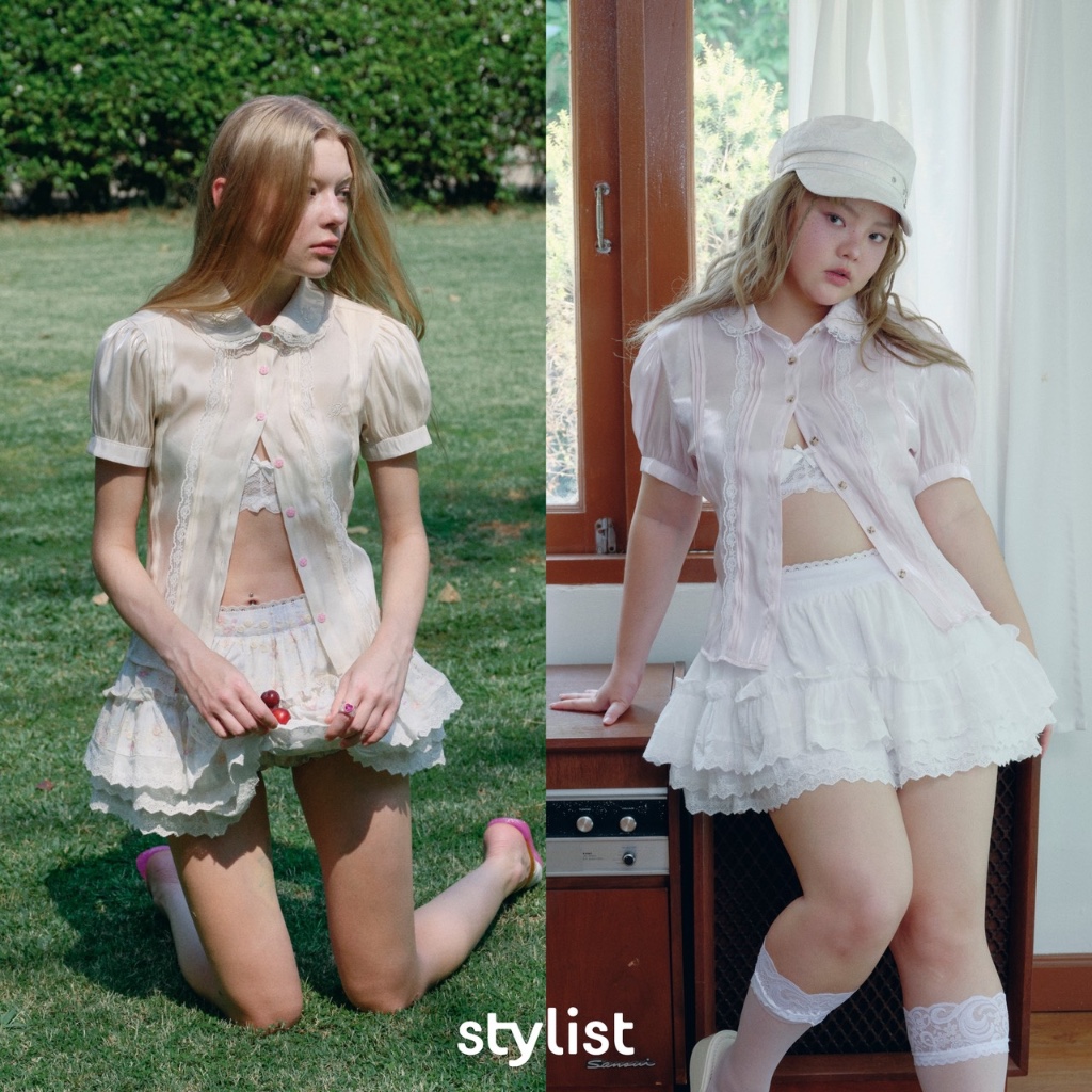STYLIST x Brinkkty - Lacce Blouses 002 เสื้อเชิ้ตกระดุม