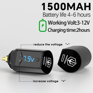 Wireless Tattoo Power Supply POSEIDON (แบตไร้สาย)