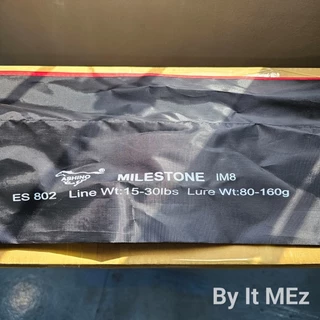 [ ของแท้ ] คันเบ็ดตกปลา คันหน้าดิน กราไฟท์ IM8 Ashino Milestone Line wt. 15-30 lb. Lure wt. 80-160 G. Spinning