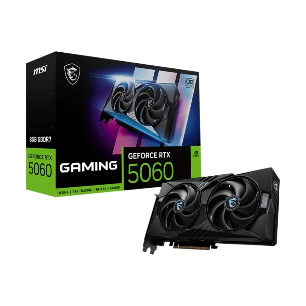 VGA MSI GEFORCE RTX 5060 GAMING OC - 8GB GDDR7