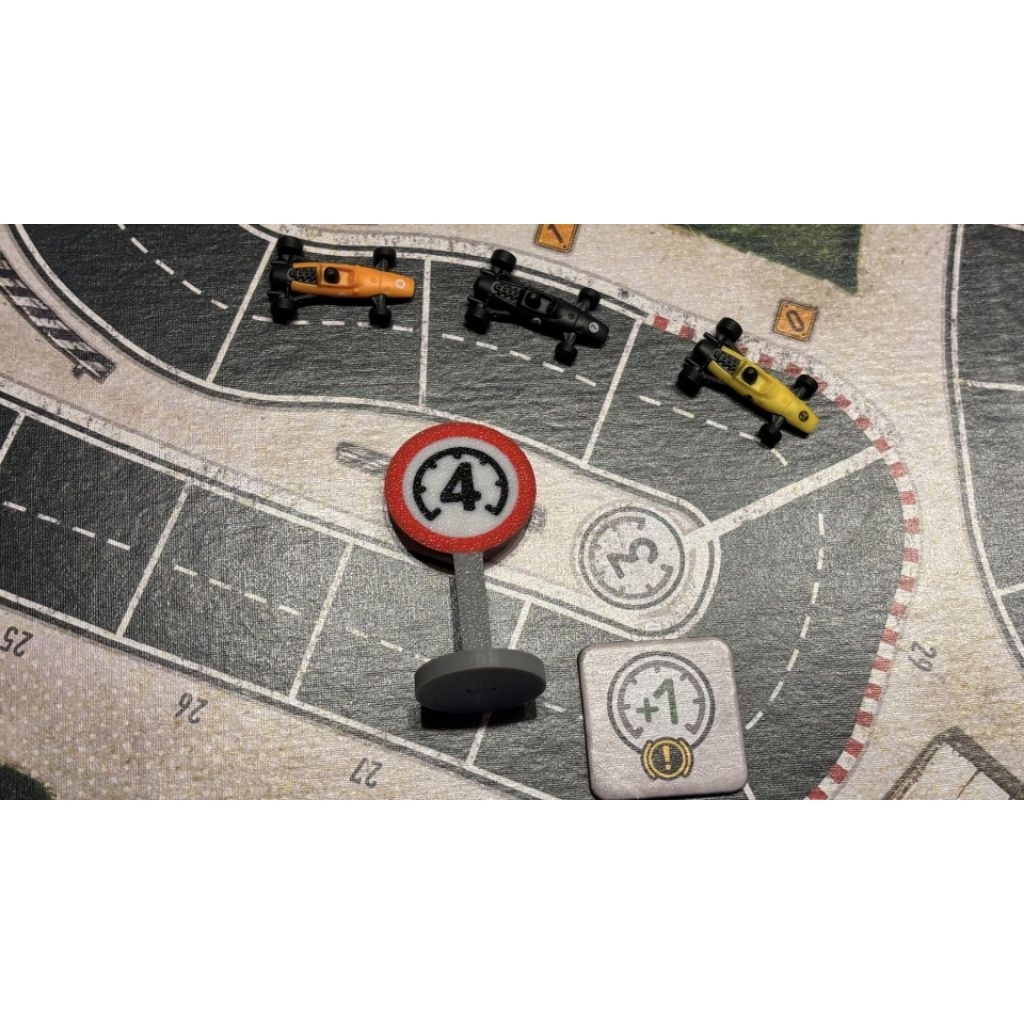 ​🏎️ Heat: Pedal to the Metal Speed Limit Signals - ป้ายจำกัดความเร็ว อัปเกรดบอร์ดเกม (งาน 3D Print) 🏁 (ไม่รวมตัวเกม)