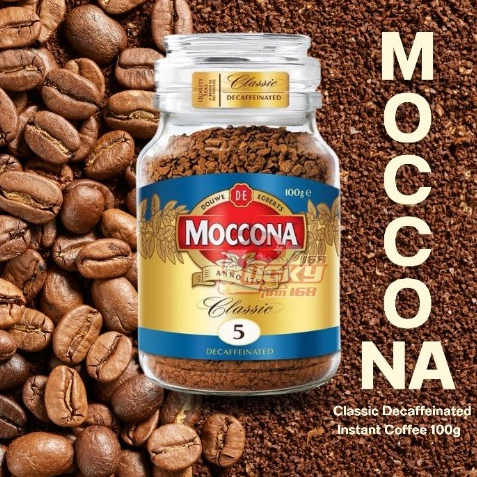Moccona Classic Decaffeinated Instant Coffee 100g กาแฟสำเร็จรูปคุณภาพ ที่คงรสชาติกลมกล่อมหอมอันเป็นเอกลักษณ์