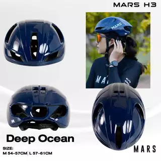 New2026 หมวกจักรยาน MARS H3 มาพร้อมระบบระบายอากาศ 10 ช่อง และสายรัดแม่เหล็ก พร้อมสีใหม่