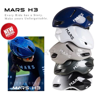 New2026 หมวกจักรยาน MARS H3 มาพร้อมระบบระบายอากาศ 10 ช่อง และสายรัดแม่เหล็ก พร้อมสีใหม่